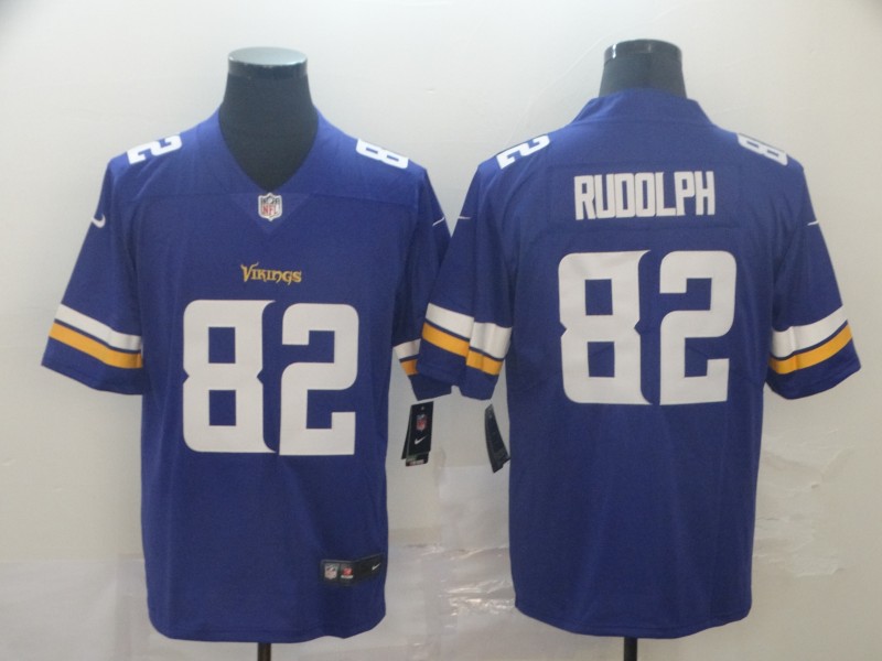 Men's Minnesota Vikings Kyle Rudolph #82 Purple Jersey